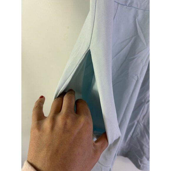 New Beyond Yoga Charmed Mini Dress Powder Blue - Picture 4 of 10